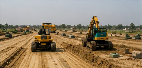 Active construction work